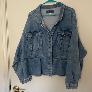 Maurices Light Blue Jean Jacket